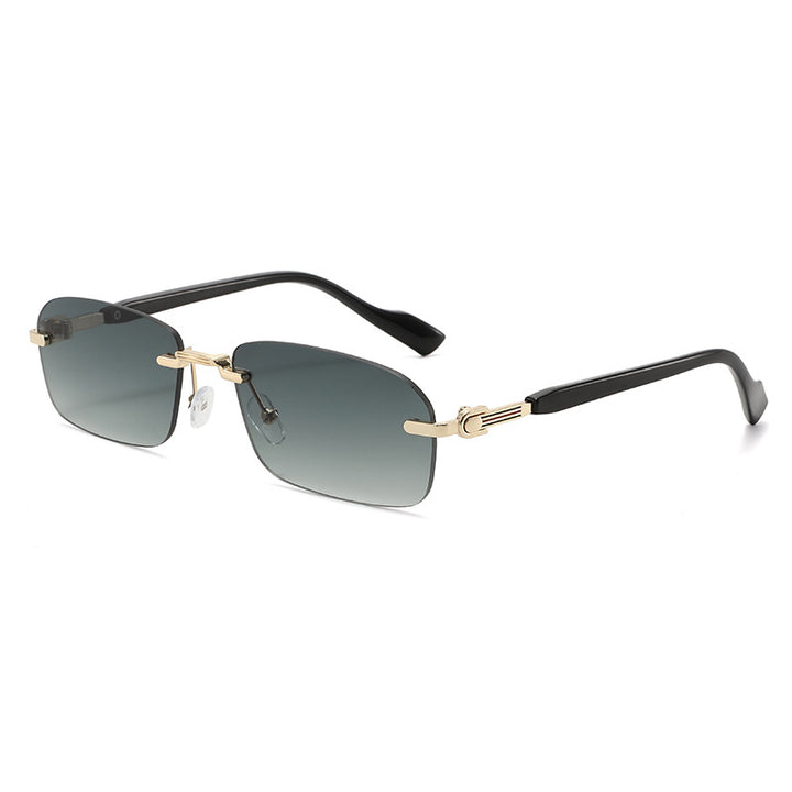 Men's Sleek Geometric Frame Sunglasses Stornfield
