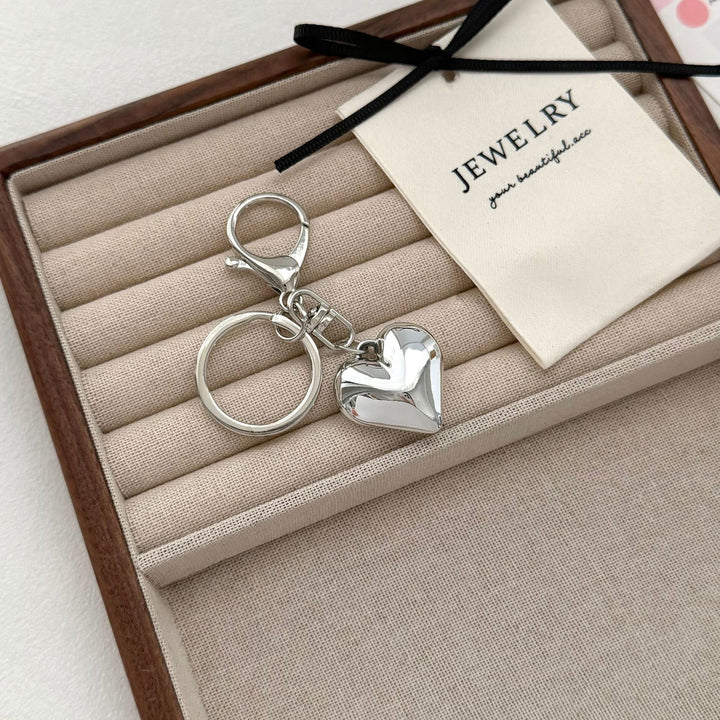 Heart-Shaped Metal Keychain Stornfield