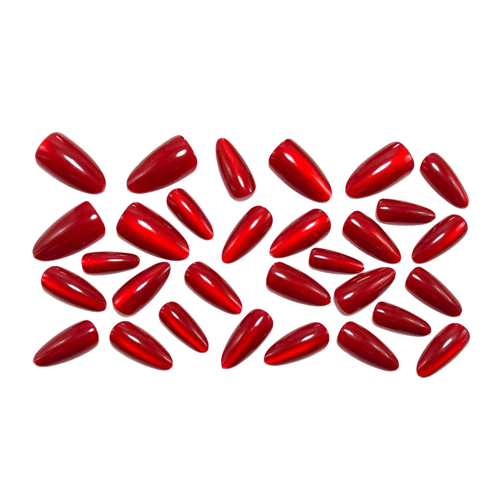 Glamorous Lace Fake Nails Stornfield