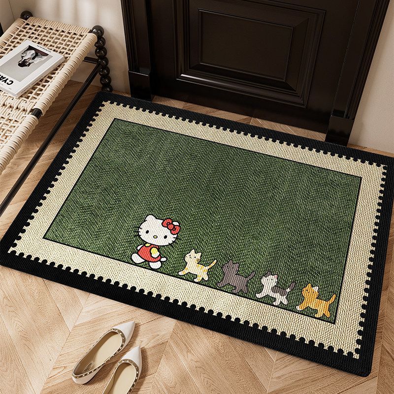 Decorative Garden-Themed Area Rug