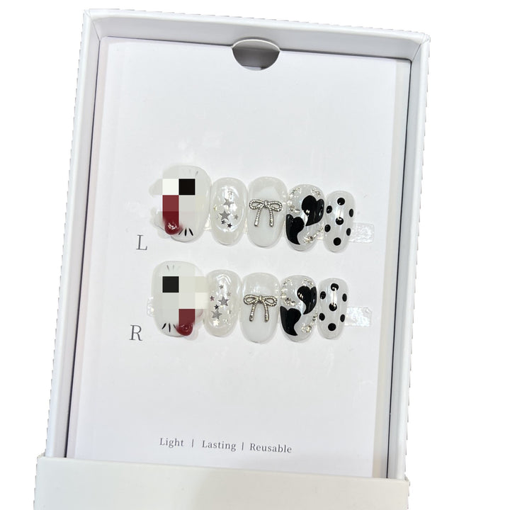 Cartoon-Themed Decorative Press-On Nail Set Stornfield