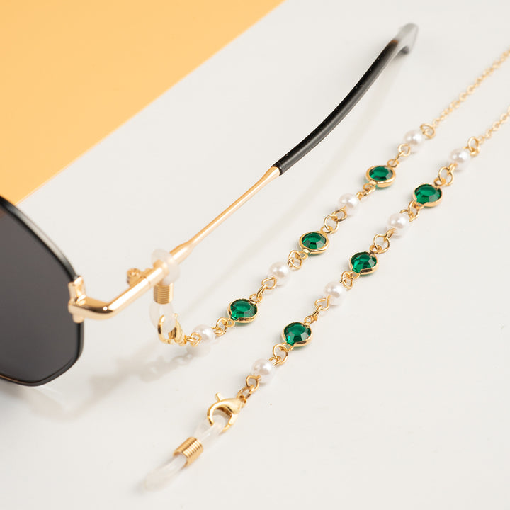 Pearl and Crystal Eyewear Chain Stornfield