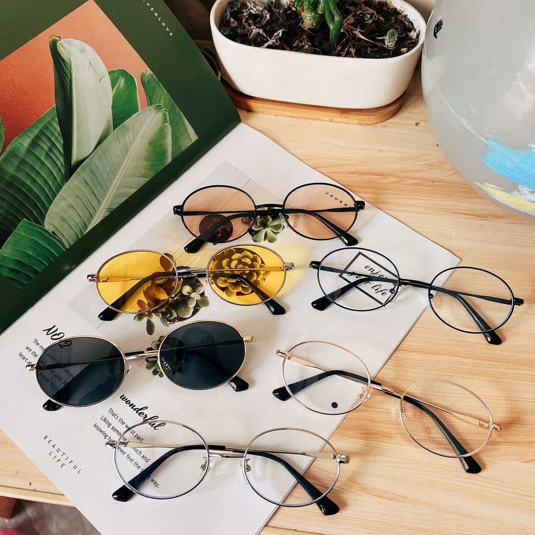 Retro Oval Frame Sunglasses Stornfield