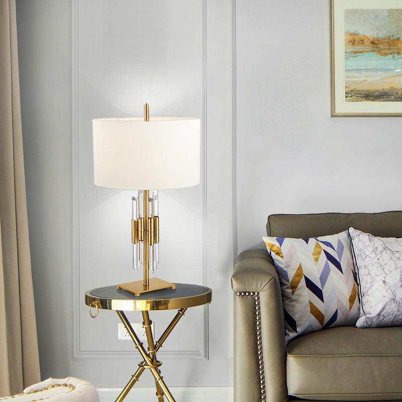 Modern Table Lamp with Elegant Sculptural Base