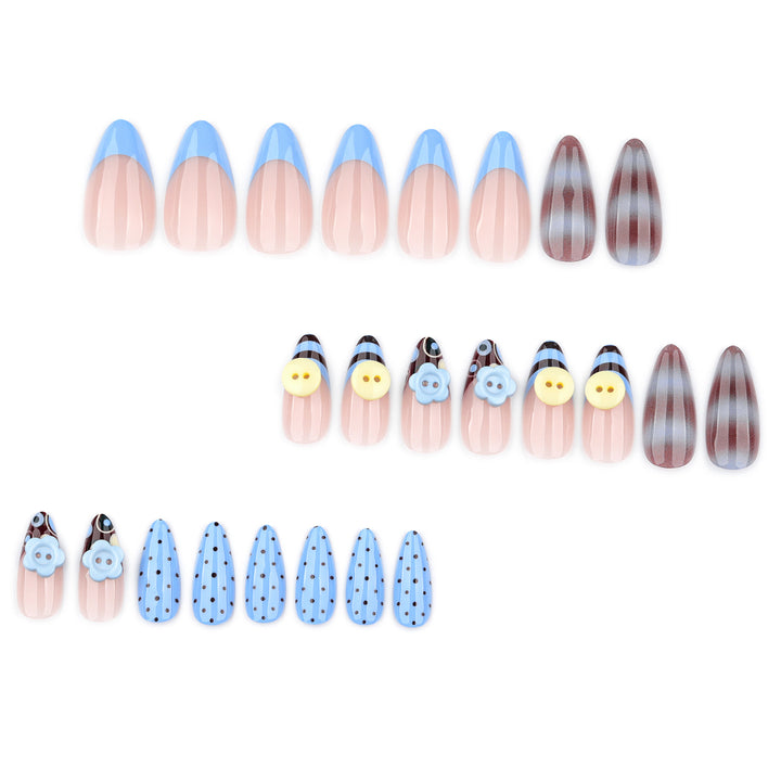 Creative Manicure Nails with Blooming Design Stornfield