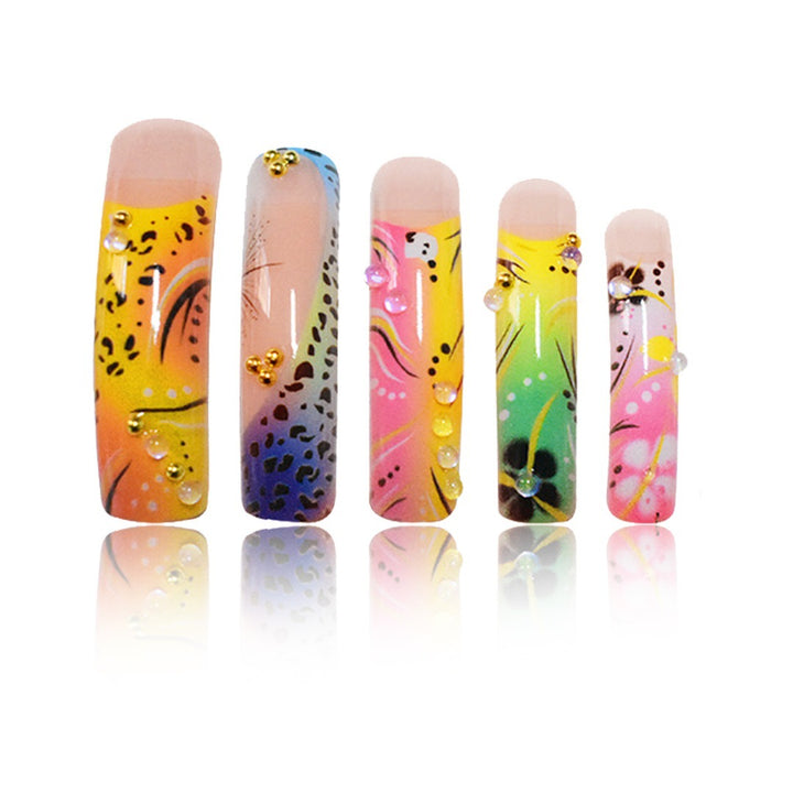 Artistic Long Press-On Nails Stornfield