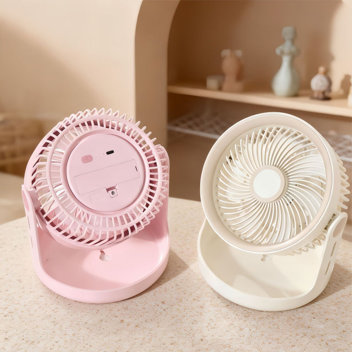 Ladies Portable Table Fan with Adjustable Head and USB Port Stornfield