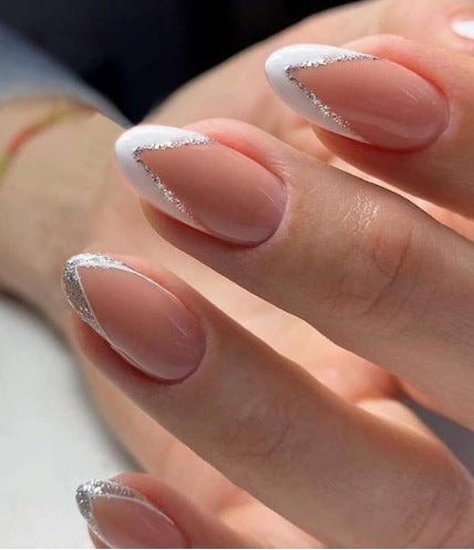Elegant French Tip Nail Enhancements Stornfield 1789915301