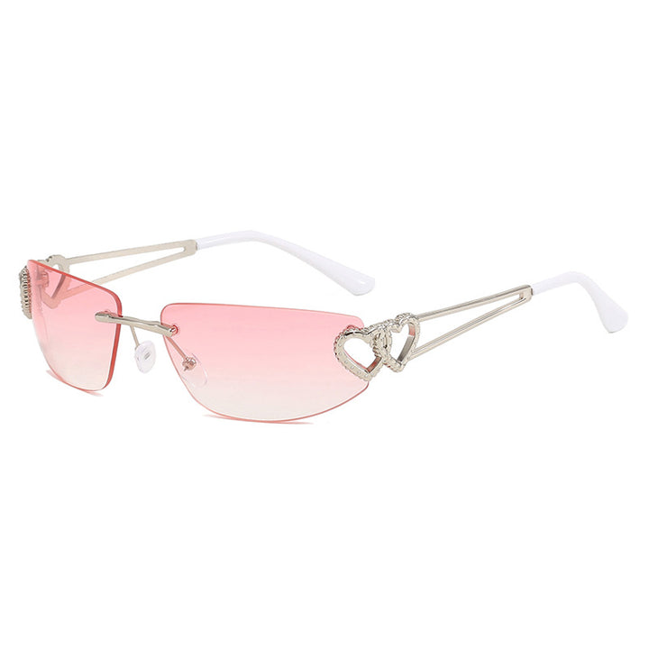 Women's Cat-Eye Sunglasses with Unique Heart Design and Protective UV Filter Stornfield