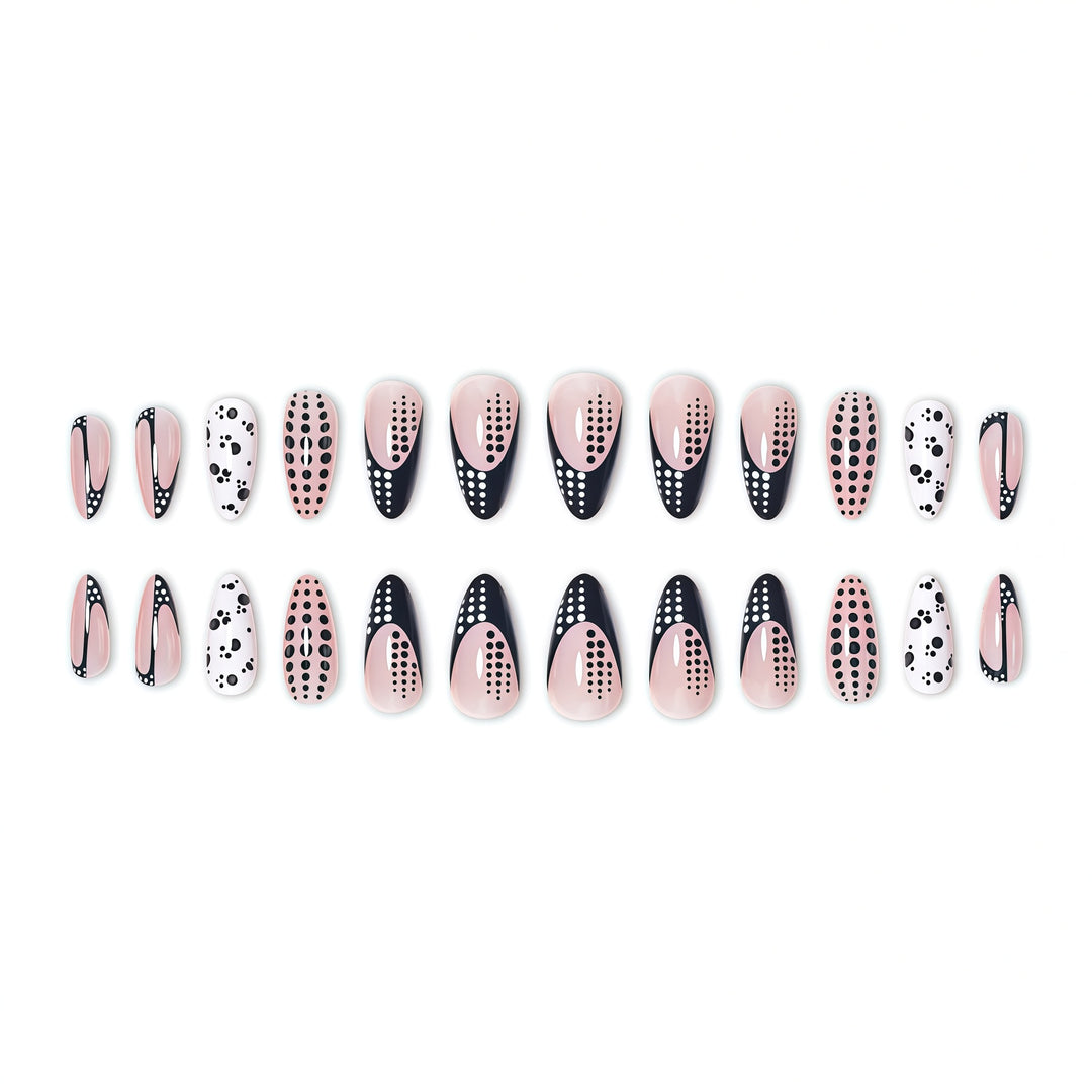 Elegant Abstract Pointed Nail Art Extensions Stornfield
