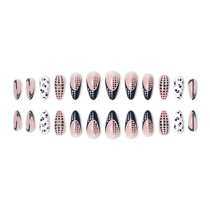 Elegant Abstract Pointed Nail Art Extensions Stornfield