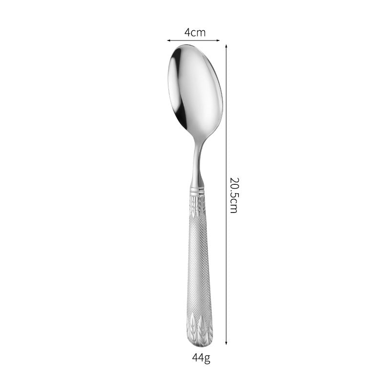 Elegant teaspoon with artistic handle design Stornfield