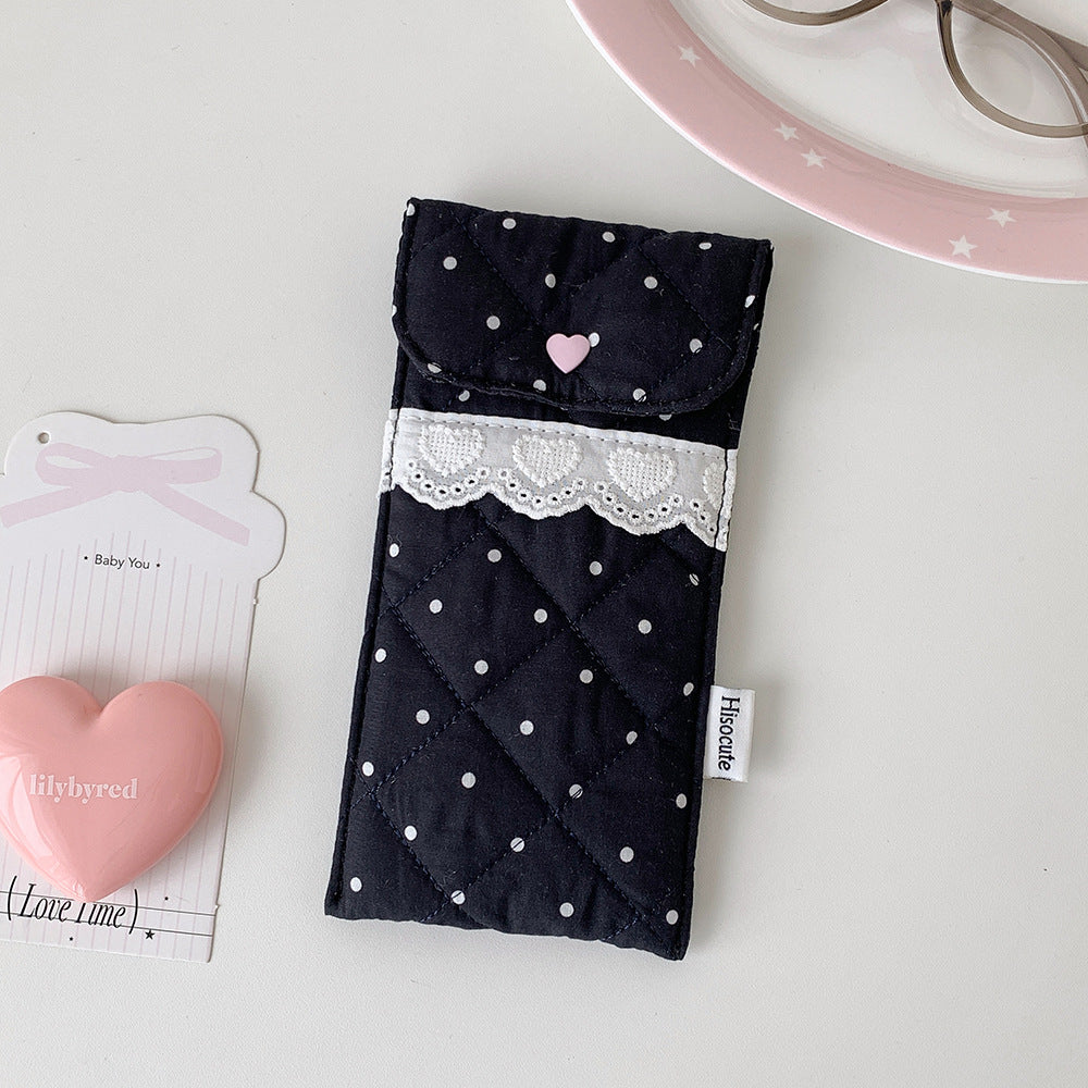 Quilted Heart Detail Pencil Case Stornfield