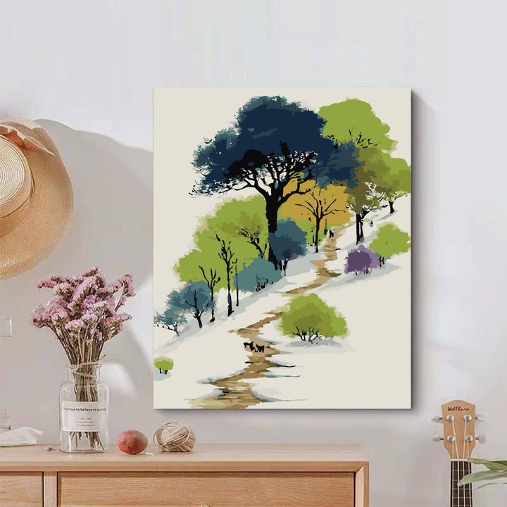 Nature-Inspired Serene Landscape Canvas Art Stornfield