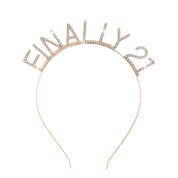 Women's Glittering Hairband with Inscription Stornfield