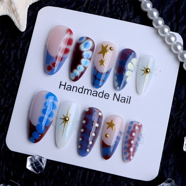 Handcrafted Artifical Nails with Unique Design Stornfield