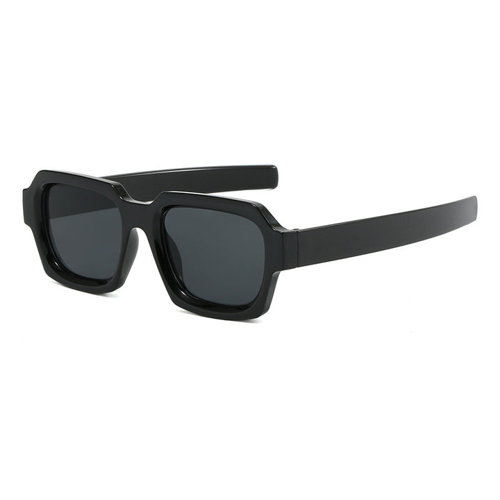 Ladies fashionable stylish square sunglasses with contrasting frame Stornfield