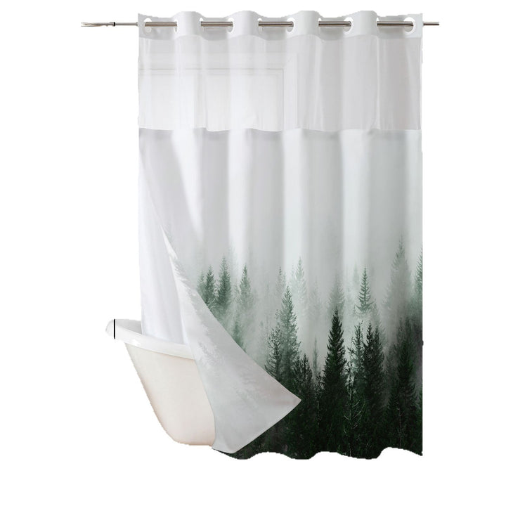 Forest Landscape Shower Curtain Stornfield