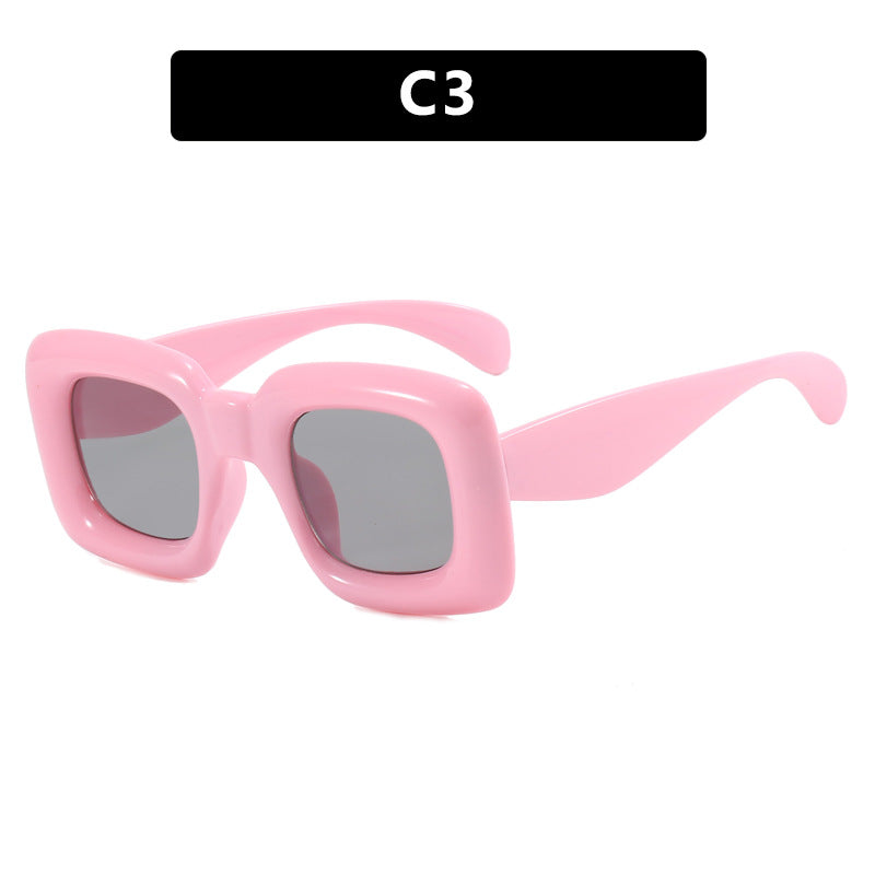 Women stylish square sunglasses with wide frame Stornfield