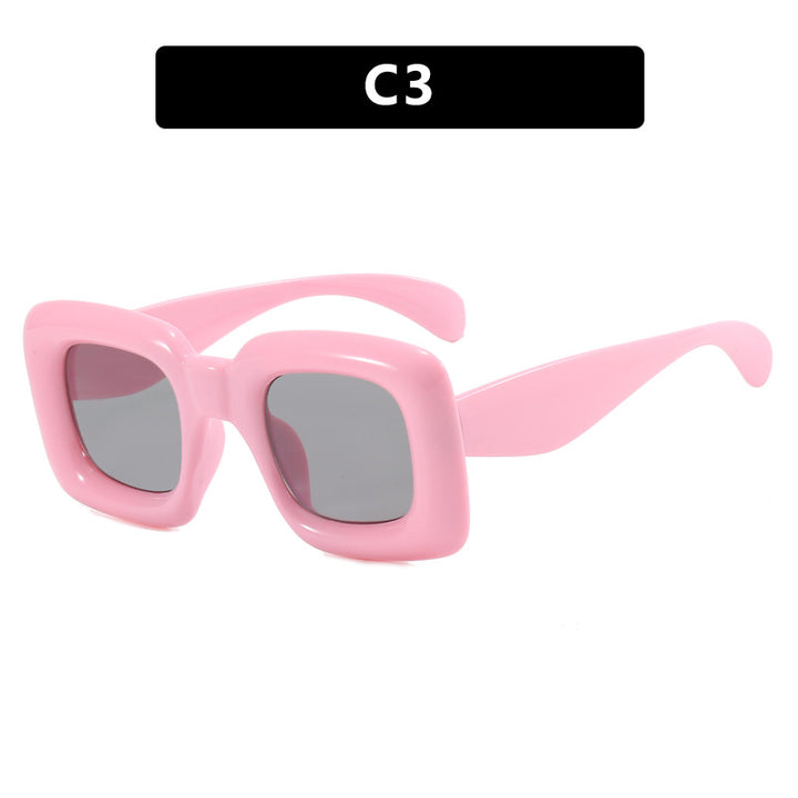 Women stylish square sunglasses with wide frame Stornfield