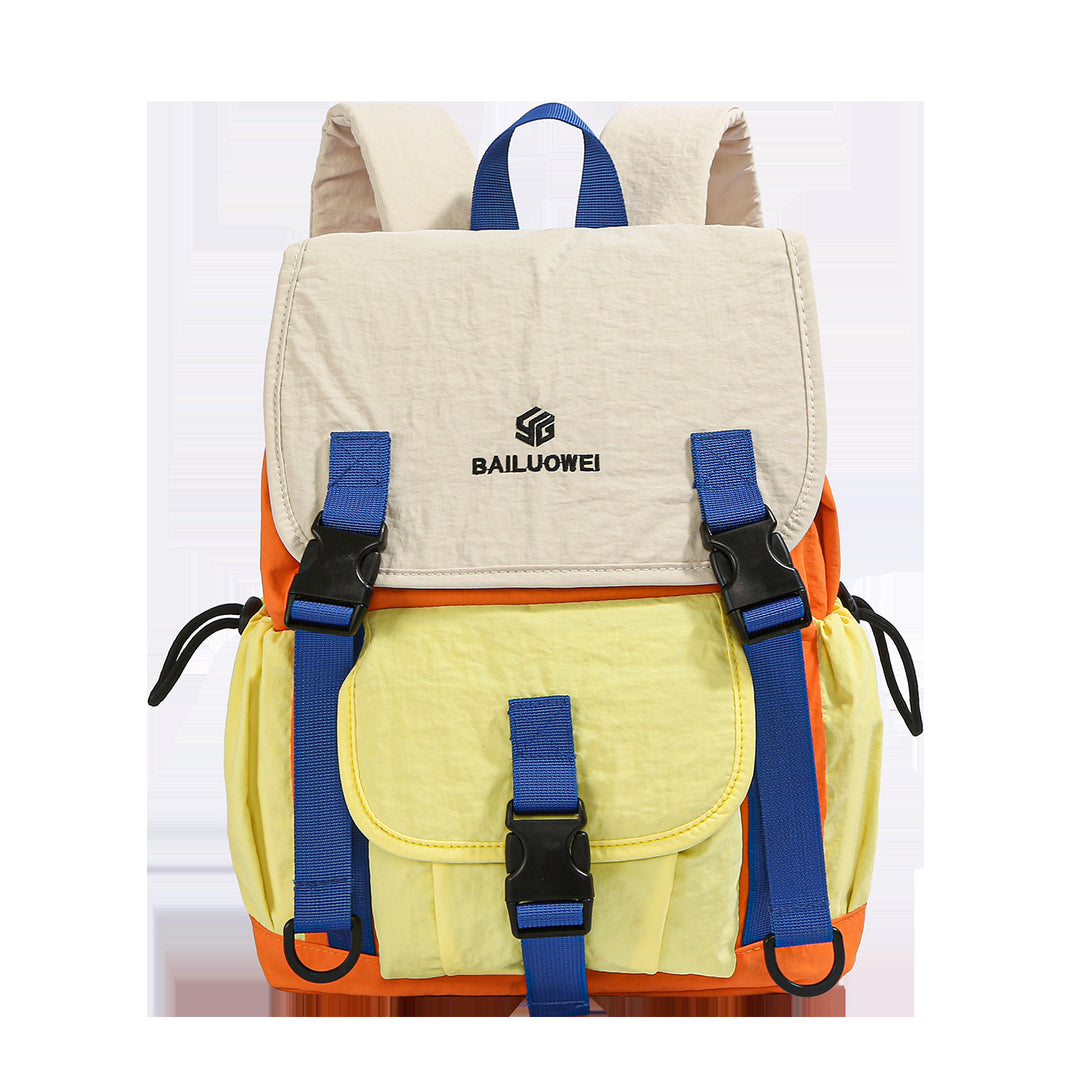 Multi-Pocket Colorful Adventure Backpack Stornfield