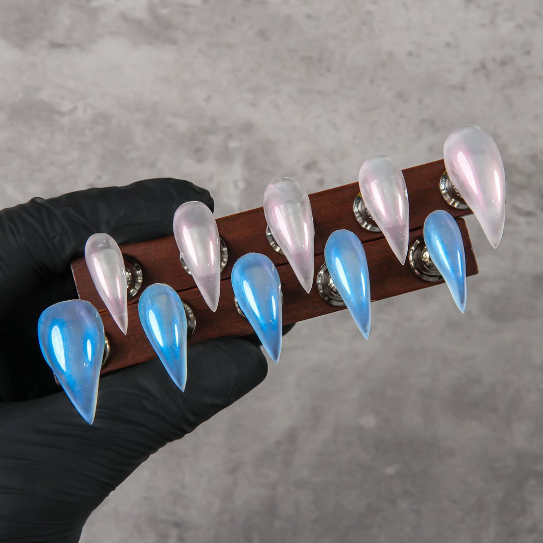 Artistic Gradient Stiletto Press-On Nails