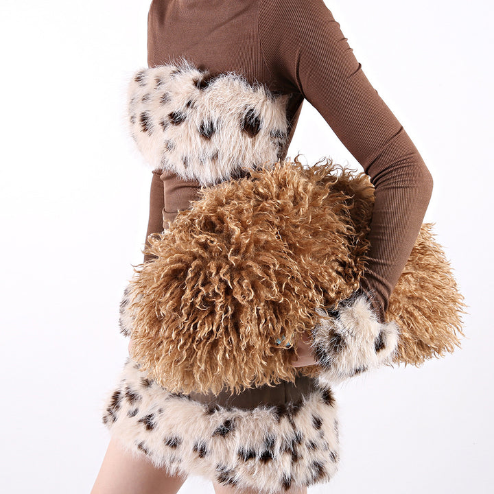 Fluffy Furry Handheld Bag