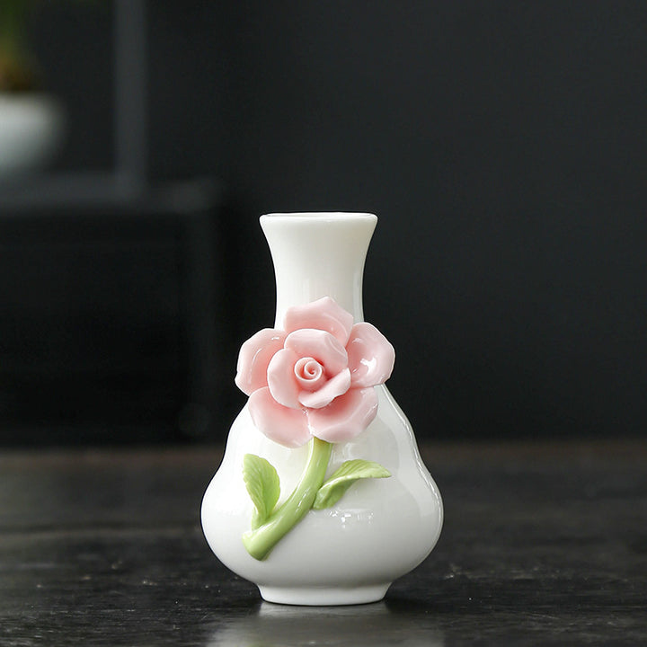Artistic Floral Porcelain Vase Stornfeild