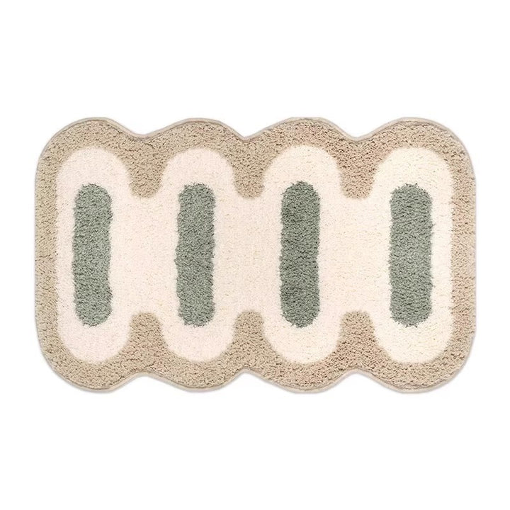 Cartoon Pig-Themed Bath Mat
