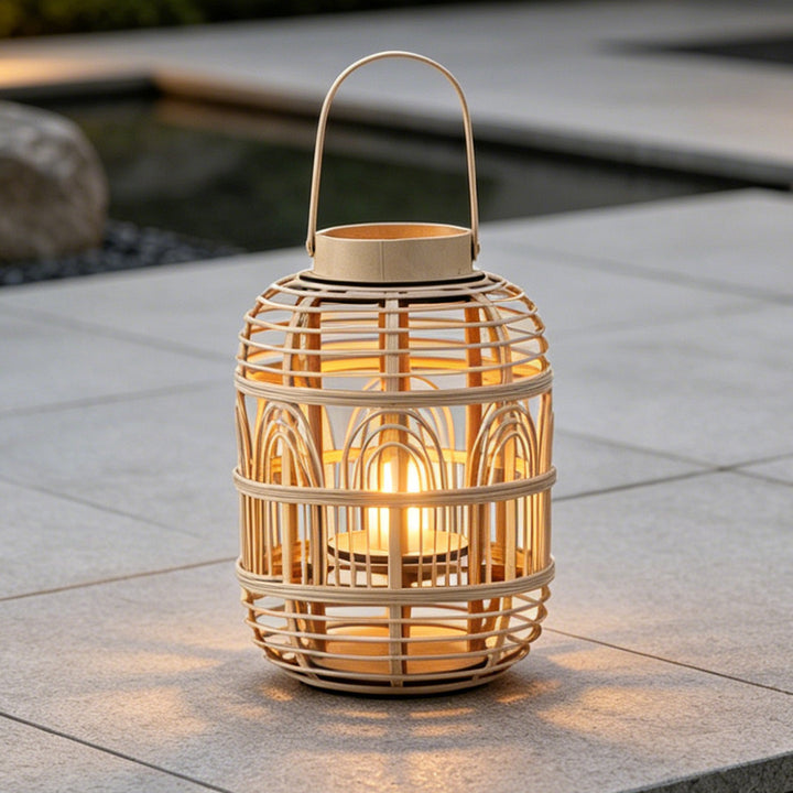 Decorative Rattan Lantern Stornfield
