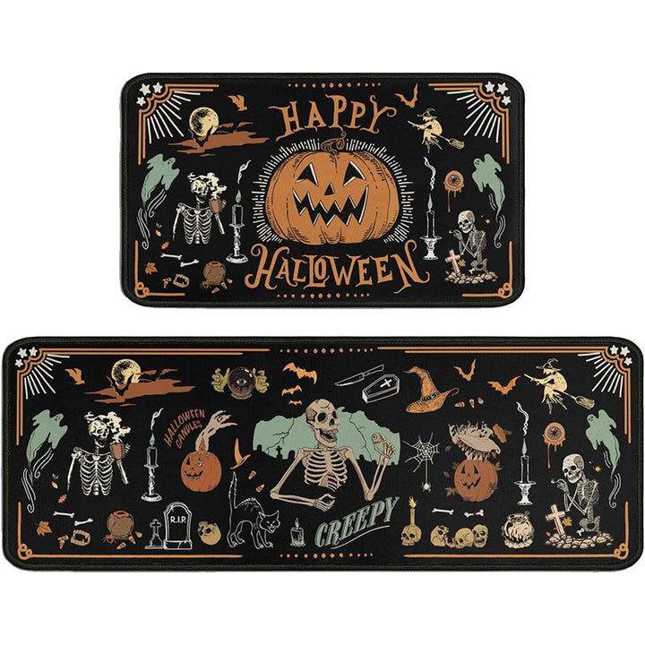 Halloween-Themed Decorative Mat