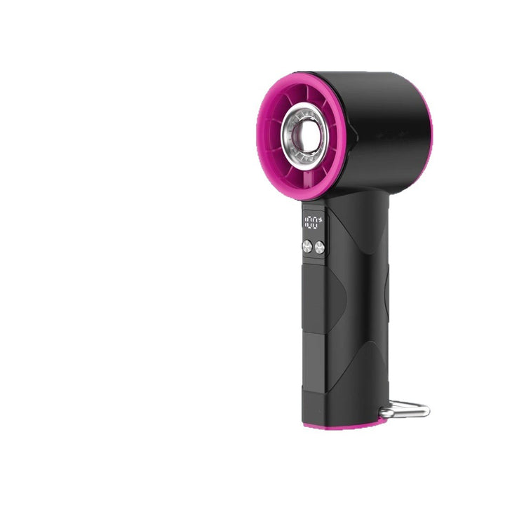 Women's high-speed handheld fan with integrated LED light Stornfield