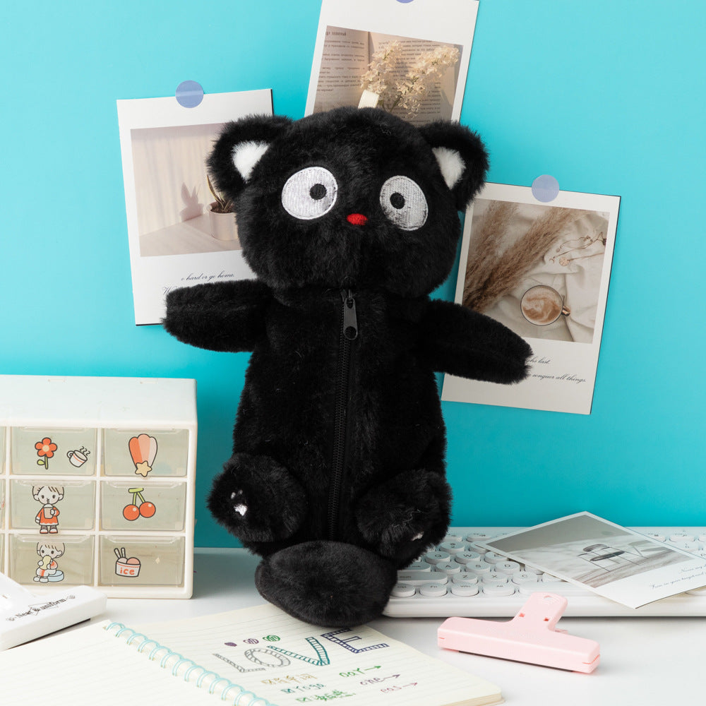 Cute Plush Cat-Themed Pencil Case Stornfield