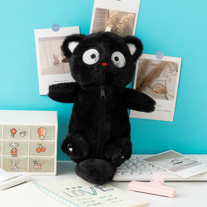 Cute Plush Cat-Themed Pencil Case Stornfield