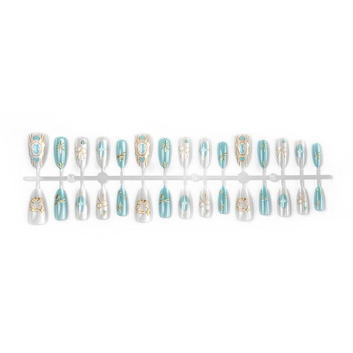 Elegant Press-On Nail Art Set