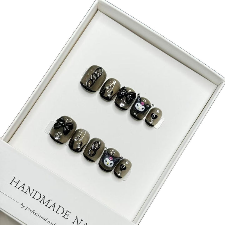 Handmade Character-Themed Press-On Nail Art Set