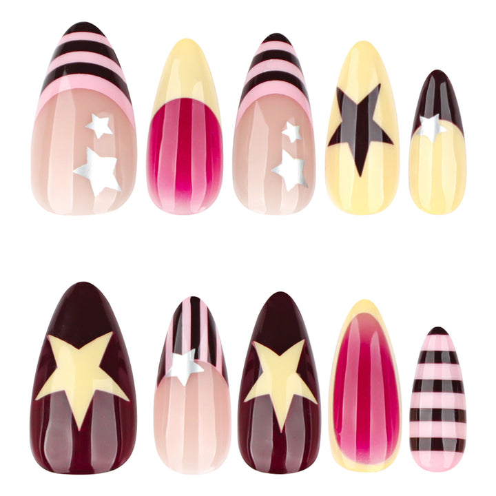 Creative Nail Art with Star Design Stornfield