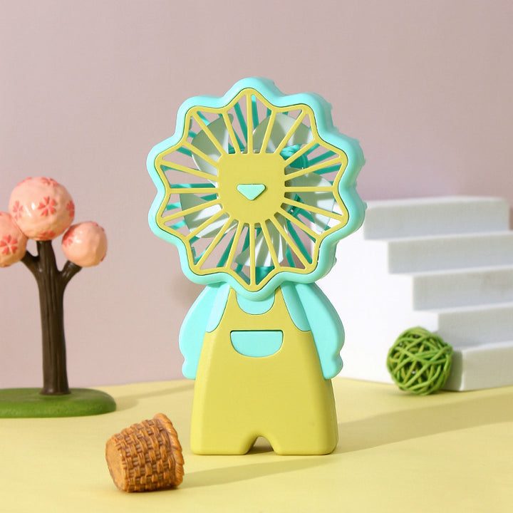 Women Portable Mini-Fan in Cute Flower Design Stornfield