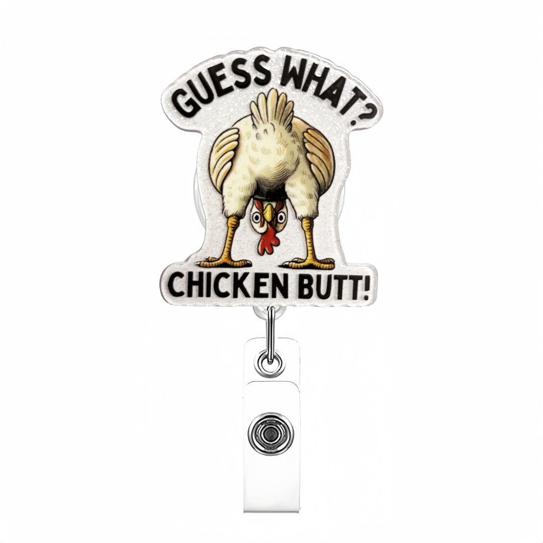 Expandable badge holder with anatomical heart pendant