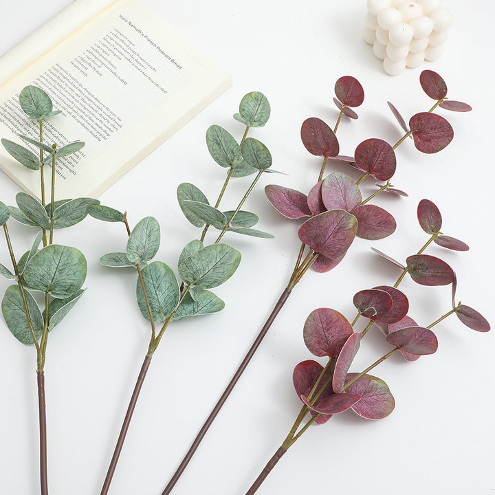 Artificial plant with elegant eucalyptus leaves