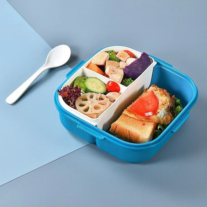 Eco-Friendly Dual-Compartment Lunch Box