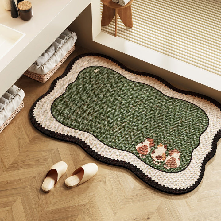 Cute Cartoon Character Bath Rug
