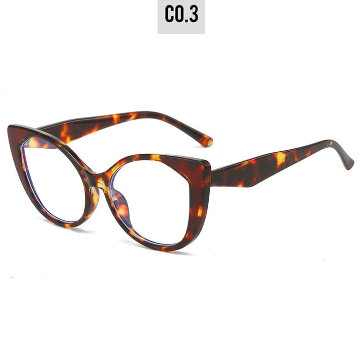 Women's Cat-Eye Glasses with Floral Design and Adjustable Nose Bridge Stornfield