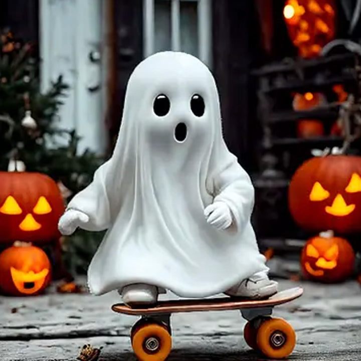 Decorative skateboard ghost figure Stornfield