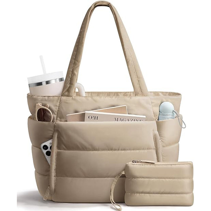 Fashionable everyday tote bag with multiple storage Stornfield