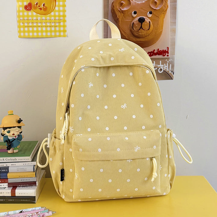 Casual Polka Dot Patterned Backpack Stornfield
