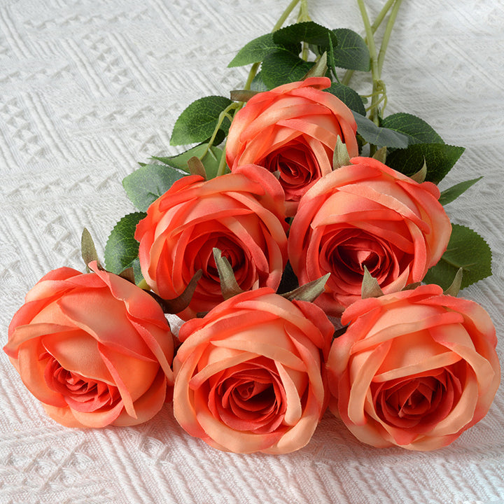 Decorative Silk Rose Accent