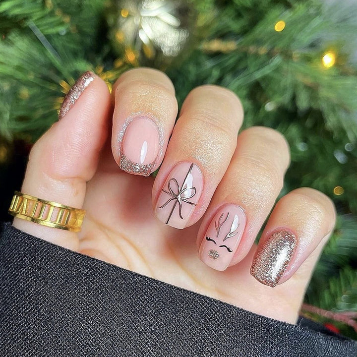 Festive Holiday Nail Art Design Stornfield