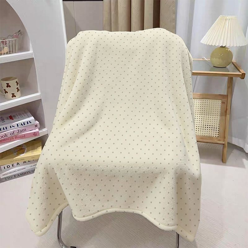 Cozy Dot Pattern Throw Blanket Stornfield
