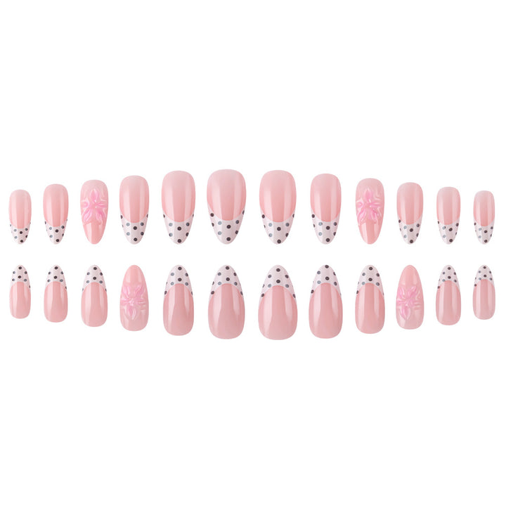 Elegant Floral Press-On Nail Art Stornfield